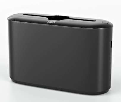 DISTRIBUTEUR PORTABLE ESSUIE MAINS H2 NOIR