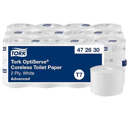 Image de PAPIER TOILETTE COMPACT SANS MANDRIN T7 ADVANCED 24*820