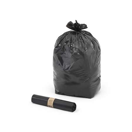 Image de SAC POUBELLE 110L NOIR 65 MICRONS PEBD CARTON DE 200