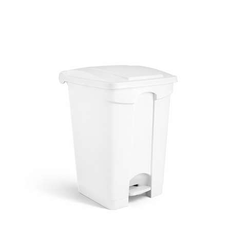 Image de POUBELLE CONTENEUR A PEDALE 45L BLANC