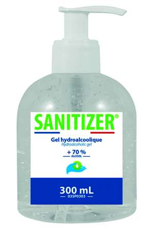 Image de GEL HYDROALCOOLIQUE SANITIZER 300 ML