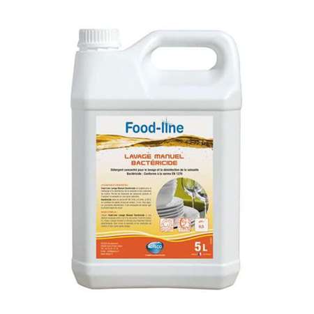 FOOD LINE LAVAGE VAISSELLE MANUEL BACTERICIDE BIDON 5L