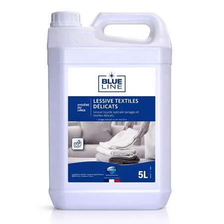 Image de BLUE LINE LESSIVE LIQUIDE TEXTILES DELICATS BIDON 5L