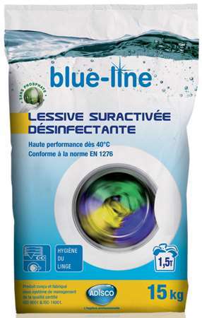 BLUE LINE LESSIVE SURACTIVEE & DESINFECTANTE 15 KG