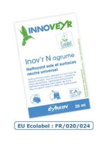 Image de INOV'R N AGRUME ECOLABEL CARTON 250 DOSES 20 ML
