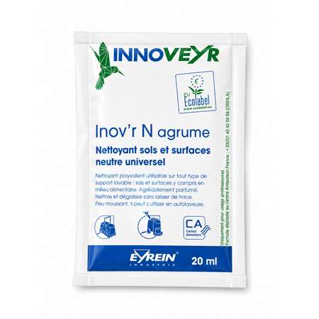 Image de INOV'R N AGRUME ECOLABEL CARTON 250 DOSES 20 ML