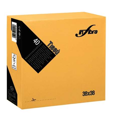 Image de SERVIETTE MICROGAUFREE CHAMPAGNE 38*38CM