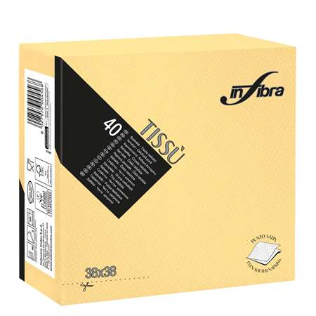 Image de SERVIETTE MICROGAUFREE CHAMPAGNE 38*38CM