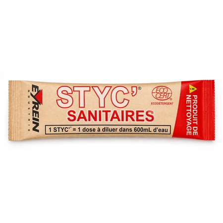 Image de STYC' SANITAIRE ECODETERGENT ECOCERT CARTON 60 PULVERISATEUR