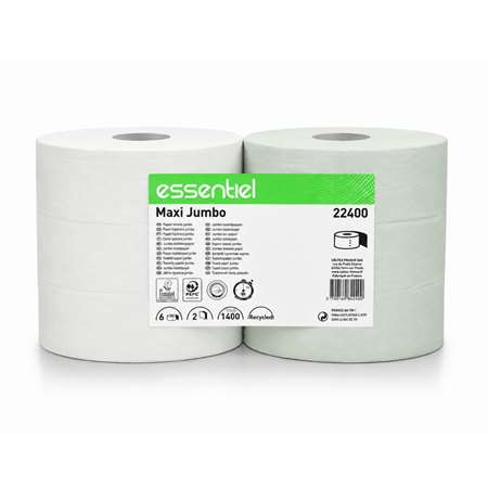Image de PAPIER TOILETTE MAXI JUMBO ECOLABEL 2 PLIS