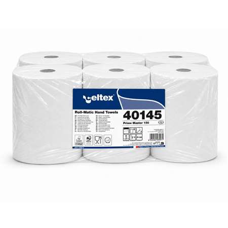Image de ESSUIE MAINS AUTOCUT PRIM MASTER 150M 2 PLIS BLANC ECOLABEL