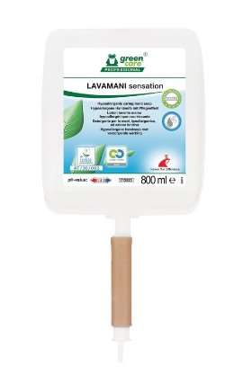 LAVAMANI SENSATION GREEN CARE ECOLABEL CARTOUCHE 6*800  ML