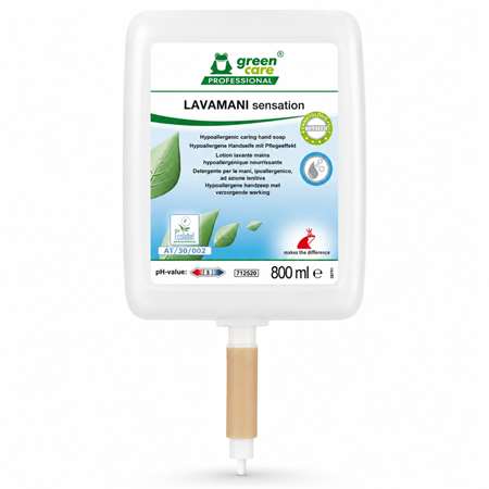 Image de LAVAMANI SENSATION GREEN CARE ECOLABEL CARTOUCHE 6*800 ML