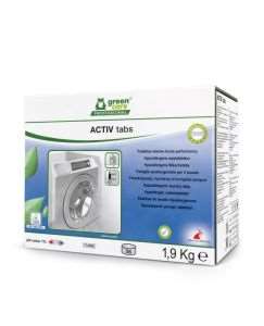 Image de PASTILLE LINGE ACTIV TABS GREEN CARE CARTON 112 TABLETTES