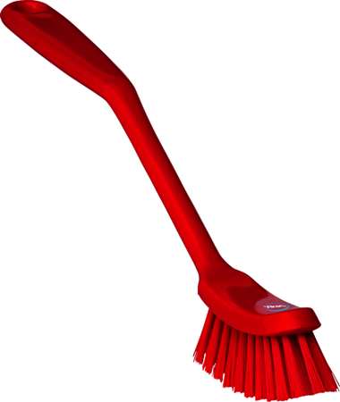Image de BROSSE A VAISSELLE VIKAN 290MM MEDIUM ROUGE