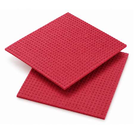 Image de CARRE EPONGE ROSE SPONGYL 26 PETIT MODÈLE - LOT DE 10