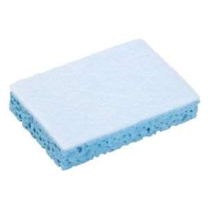 EPONGE GRATTANTE BLEU/BLANCHE - LOT DE 10
