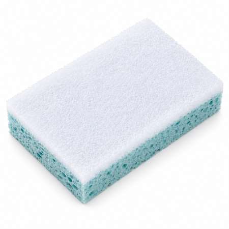 Image de EPONGE GRATTANTE BLEU/BLANCHE - LOT DE 10