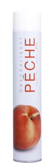 DESODORISANT PUCK AÉROSOL 750ML PÊCHE