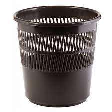 CORBEILLE A PAPIER AJOUREE PLASTIQUE, 13 LITRES