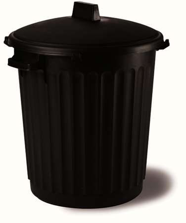 Image de POUBELLE VERTE 80L AVEC COUVERCLE
