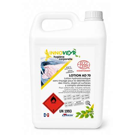 Image de LOTION AD 70 ECOCERT BIDON 5L