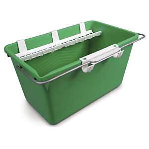 SEAU VITRIER VERT 12 LITRES AVEC PORTE OUTILS