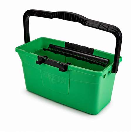 Image de SEAU VITRIER VERT 12 LITRES AVEC PORTE OUTILS