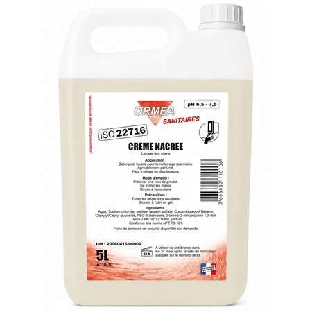 Image de SAVON CREME NACREE BIDON 5L