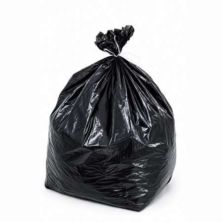 Image de SAC POUBELLE 30L ECO NOIR 25 MICRONS PEBD CARTON DE 500