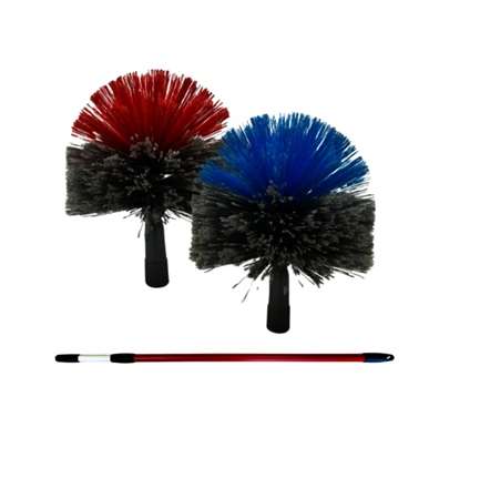 Image de TETE DE LOUP BOULE ET MANCHE TELESCOPIQUE 2*0,75M