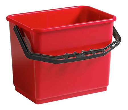 SEAU 6 L ROUGE AVEC ANSE