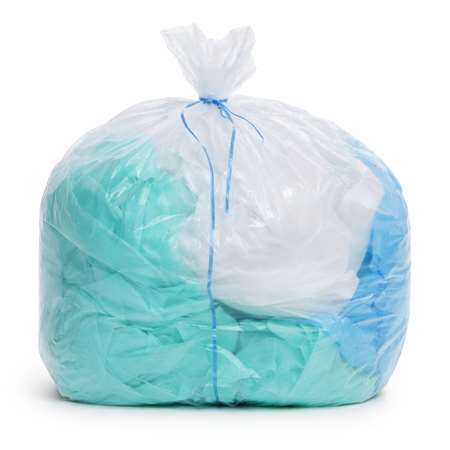 Image de SAC POUBELLE 100L TRANSPARENT 30 MICRONS PEBD