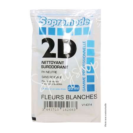 Image de DOSE 2D SOPROMODE 250 DOSES DE 20  ML FLEURS BLANCHES