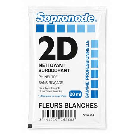 Image de DOSE 2D SOPROMODE 250 DOSES DE 20 ML FLEURS BLANCHES