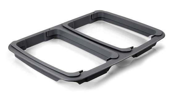 INSERT EN POLYPROPYLENE POUR SUPPORTS SACS 2*60L