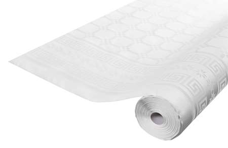 NAPPE DAMASSEE BLANC ECO ROULEAU 1.18*50M