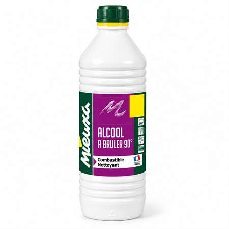 Image de ALCOOL A BRULER 90° FLACON 1L