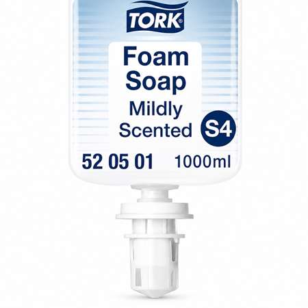 Image de TORK SAVON MOUSSE DOUX PARFUME S4 ECOLABEL 6*1L