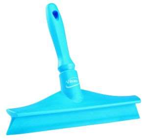 Image de RACLETTE DE TABLE ET MANCHE 245 MM BLEU VIKAN