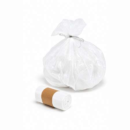 Image de SAC POUBELLE 20L BLANC 10 MICRONS PEHD CARTON DE 1000