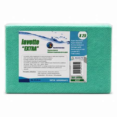 Image de LAVETTE MICROTEX SUPER 50*35 CM VERT