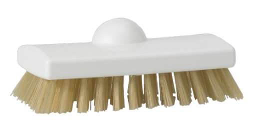 BROSSE GRILL ET PLAQUES CHAUDES BLANCHE 150 MM BLANC VIKAN