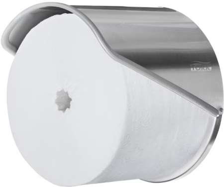 Image de DISTRIBUTEUR PAPIER TOILETTE T7 ALU SANS MANDRIN, ALUMINIUM