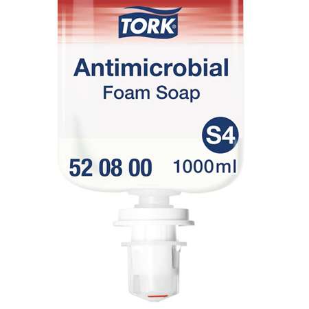 Image de TORK SAVON MOUSSE ANTI BACTERIEN S4 6*1L