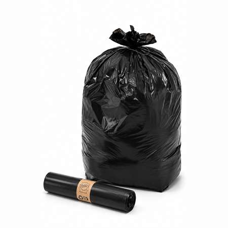 Image de SAC POUBELLE 110L NOIR 35 MICRONS PEBD CARTON DE 200