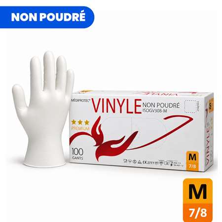 Image de GANT VINYLE SANS POUDRE 240 MM TAILLE M