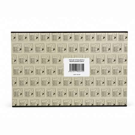 Image de FEUILLES ENGLUEES NOIRES 460 * 295 LOT DE 10 FEUILLES