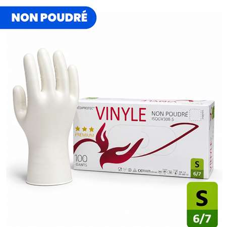 Image de GANT VINYLE SANS POUDRE 240 MM TAILLE S
