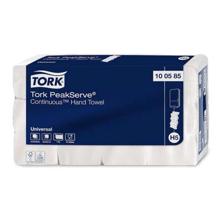 Image de ESSUIE MAINS EN CONTINU TORK H5 CARTON DE 4920 FEUILLES